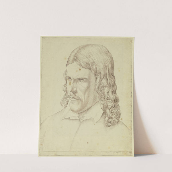 Brustbildnis des Dichters Friedrich Rückert by Friedrich von Olivier
