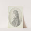 Brustbildnis einer jungen Dame im Profil nach links, im Oval (1788) by Wilhelm Chodowiecki