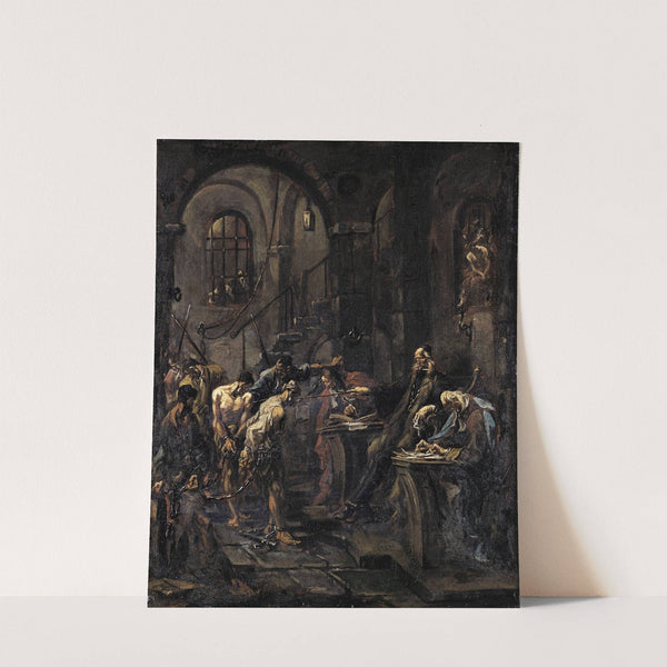 Brutal Interrogation (1727-1730) by Alessandro Magnasco