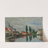 Bruxelles, Le Canal De Louvain (1871) by Eugène Boudin