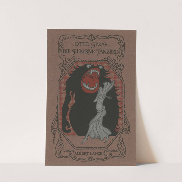 Buchumschlag Otto Gysae, Die silberne Tänzerin (1908) by Thomas Theodor Heine