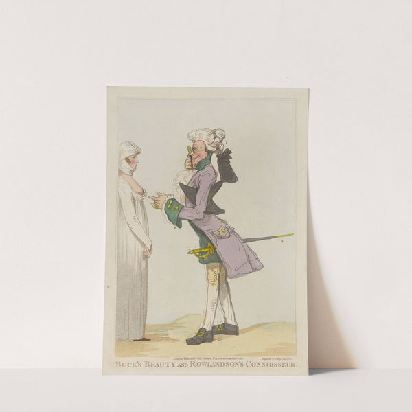 Buck’s beauty and Rowlandson’s connoisseur (1800) by Thomas Rowlandson