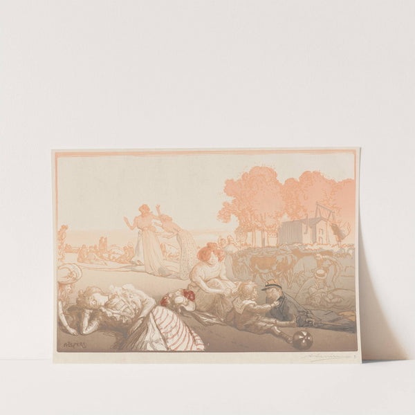 Bucolique Moderne 5 (1901) by Auguste Louis Lepère