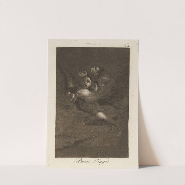 Buen Viage. (Bon voyage.) (1796-1797) by Francisco de Goya
