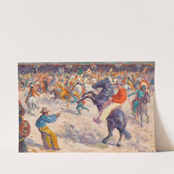 Buffalo Bill, le lasso (1906) by Maximilien Luce