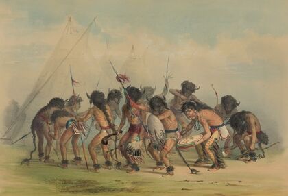 Buffalo Dance. (1845)