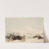 Buffalo Hunt, On Snow Shoes by George Catlin