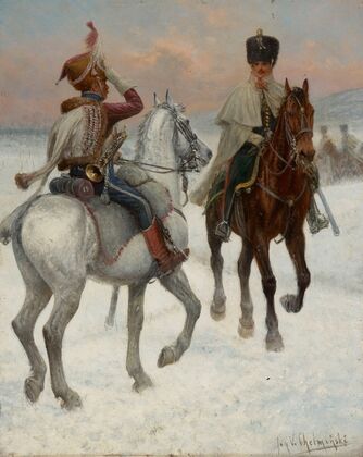 Bugler of the 13th Hussar Regiment, Officer of the 1st Mounted Rifles Regiment