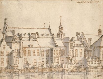 Buildings Along the Hofvijver in The Hague