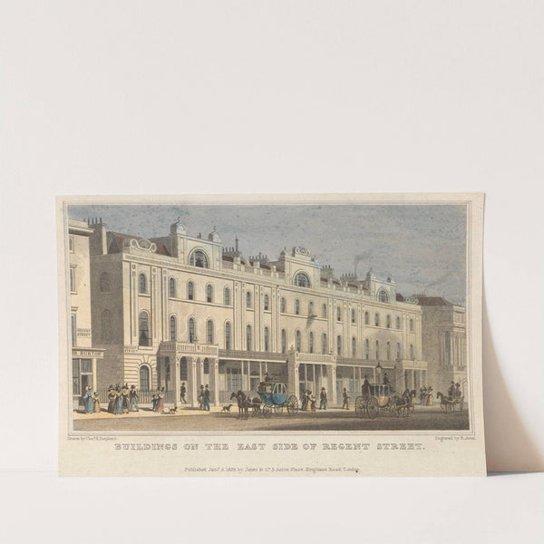 Buildings on the East Side of Regent&#039;s Street by Robert Acon