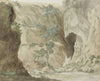 Buitenwand van de grot Oreille de Denys