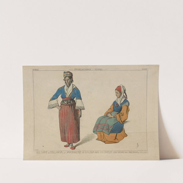 Bulgare de Collakia, et jardiniere de Balgia près Salonique by Raphaël Jacquemin