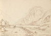 Bull Mountain and Ash Valley Lake in the Gap of Dunloh, September 1841