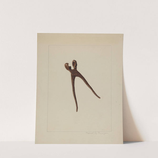 Bullet Mold (c. 1938) by Manuel G. Runyan