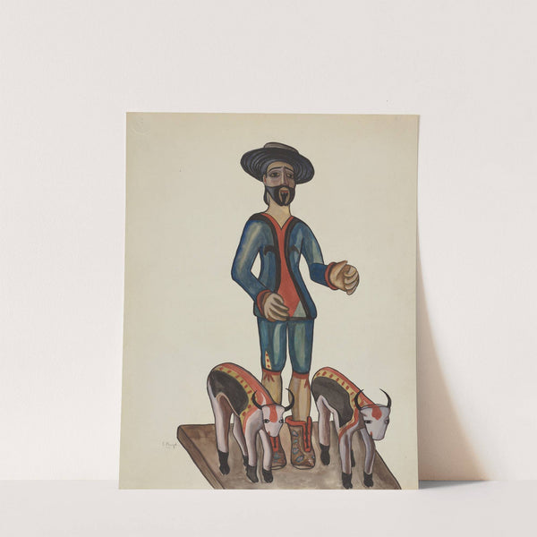 Bulto of San Ysidro by E. Boyd