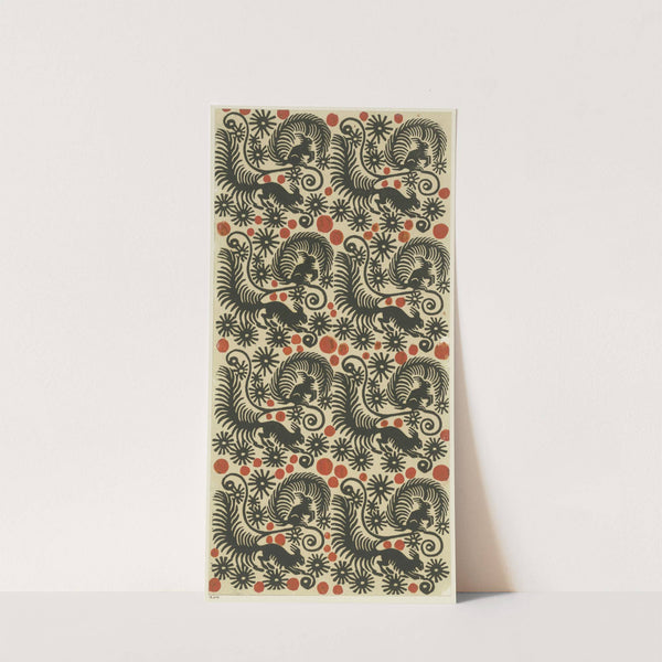 Buntpapier (Eichhörnchen) (1902 - 1913) by Maria von Uchatius