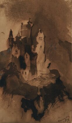 Burg en ruines (1858)