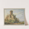 Burg Rötteln bei Lörrach by Philipp Jakob Becker