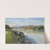 Burgruine am Flußufer by Carl Franz Emanuel Haunold