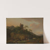 Burgruine mit Hirten und Herde (1780) by Ferdinand Kobell