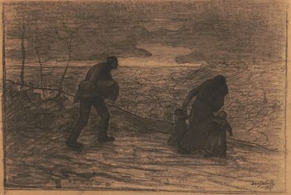 Burial of a child (1890) — size preview