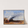 Burning of an Old Boat by Francis Danby