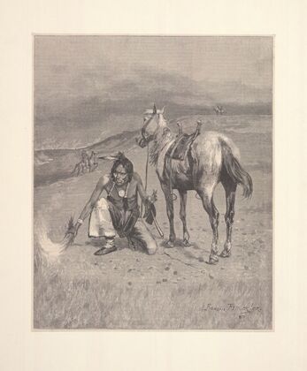 Burning the range (1887)