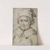 Bust-length image of an old man with fur collar and hat by Martin Schongauer