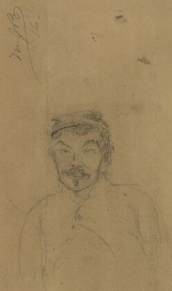 Bust-length portrait of a soldier
