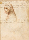Bust-Length Profile of an Old Woman (verso)
