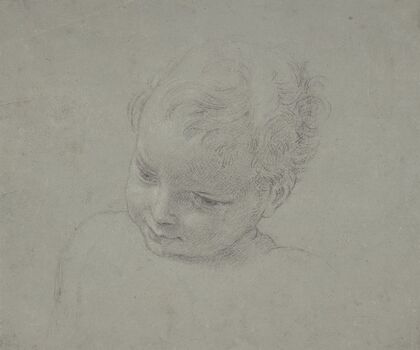 Bust-Length Study of a Child