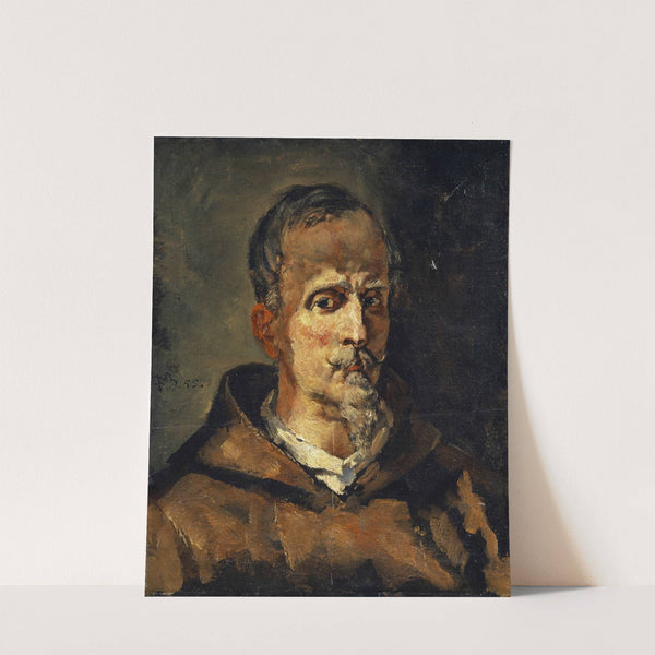 Bust of a Capuchin, Representing the Photographer Oberli of Solothurn in a Cowl (1863–1865) by Frank Buchser