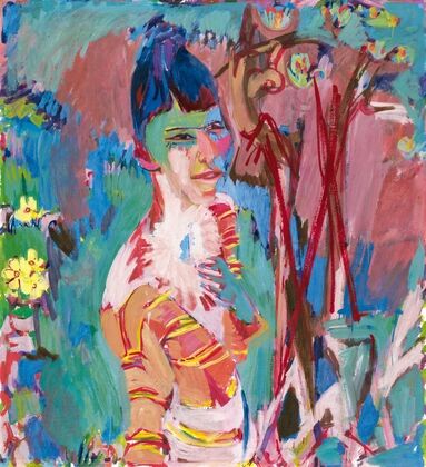 Bust Of A Coloured Girl