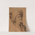 Bust of a Man in a Hat Gazing Upward by Martin Schongauer