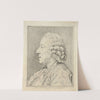 Bust of a Man in Profile to the Left by Charles Nicolas Cochin II