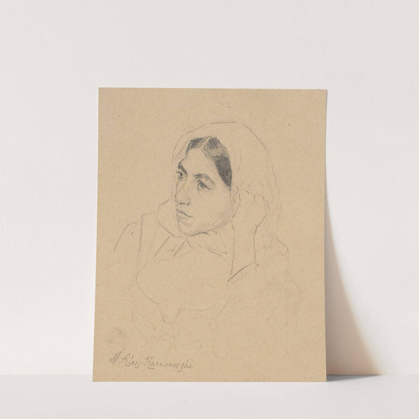Bust of a Woman (Gypsy) (1891) by Maria Klass-Kazanowska