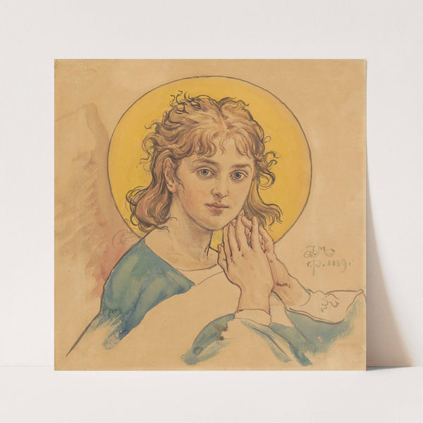 Bust of an Angel (1889) by Jan Matejko
