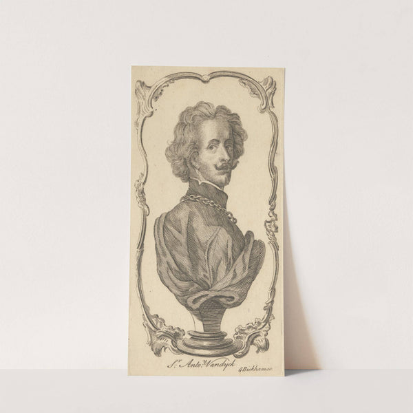 Bust of Sir Anthony van Dyck by George Bickham the Elder