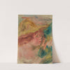 Buste au chapeau by Pierre-Auguste Renoir