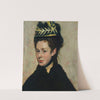 Buste de femme au chapeau à plumes (circa 1887) by Edgar Degas