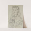 Buste de femme portant une mantille (1862-1872) by Anaïs Colin-Toudouze