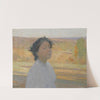 Buste De Jeune Fille Avec Un Couronne De Laurier (circa 1890-1900) by Henri Martin