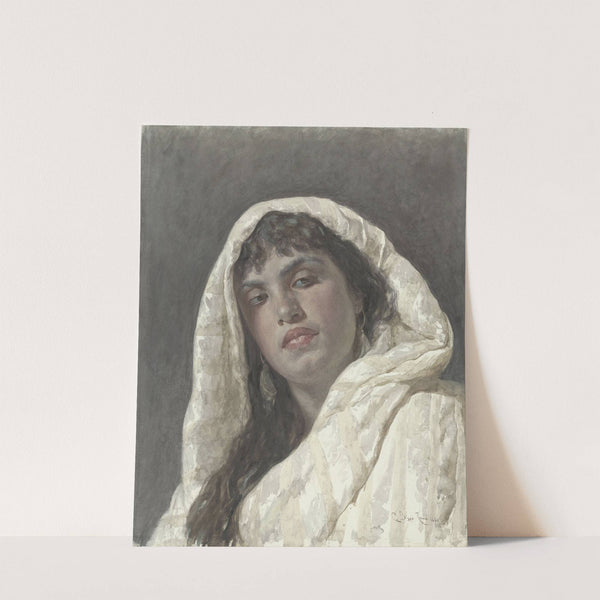 Buste van een Oosterse vrouw by Cesare Biseo