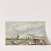 Bustling Activity Off The French Coast by Henry King Taylor