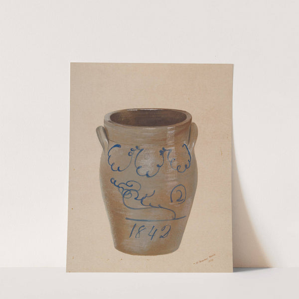 Butter Crock by Jerome Hoxie