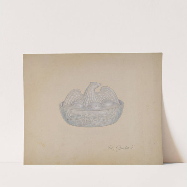 Butter Dish (Hen) by Edward Bashaw