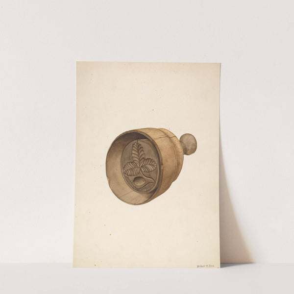 Butter Mold by Wilbur M Rice