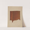 Butternut Wood Chest of Drawers by Lon Cronk