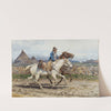 Buttero riding in the Roman Campagna by Henry Enrico Coleman