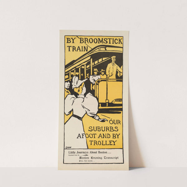 By broomstick train, our suburbs afoot &amp; by trolley by Charles Herbert Woodbury